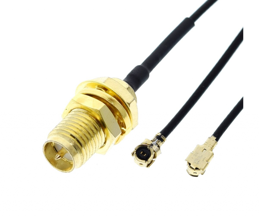 Cable Conector Antena RP SMA HEMBRA A IPX 1 13mm Long 20cm Yorobotics