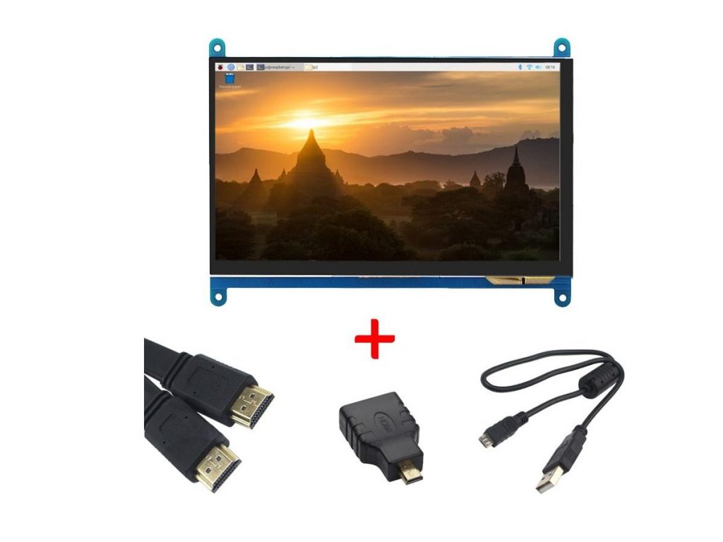 Pantalla Tactil Capacitiva Hdmi Raspberry Pi Pulgadas Resolucion