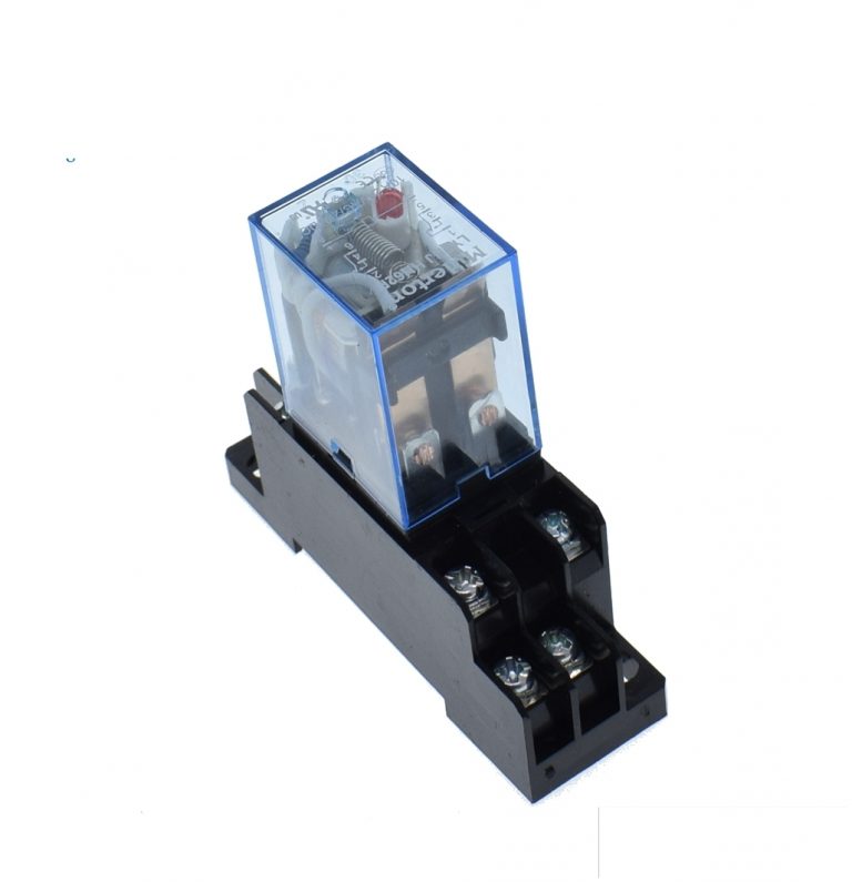 Mini Relé Ly2nj, Hh62p, 10a 12v Dc, 2no + 2nc + Base Ptf08a | Cuotas