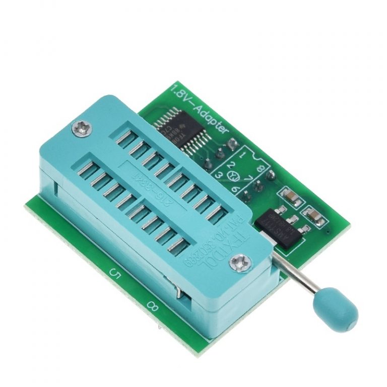 Kuymtek Adaptador 1.8V Para IPhone O Motherboard SPI Flash SOP8 DIP8 - Foto 8