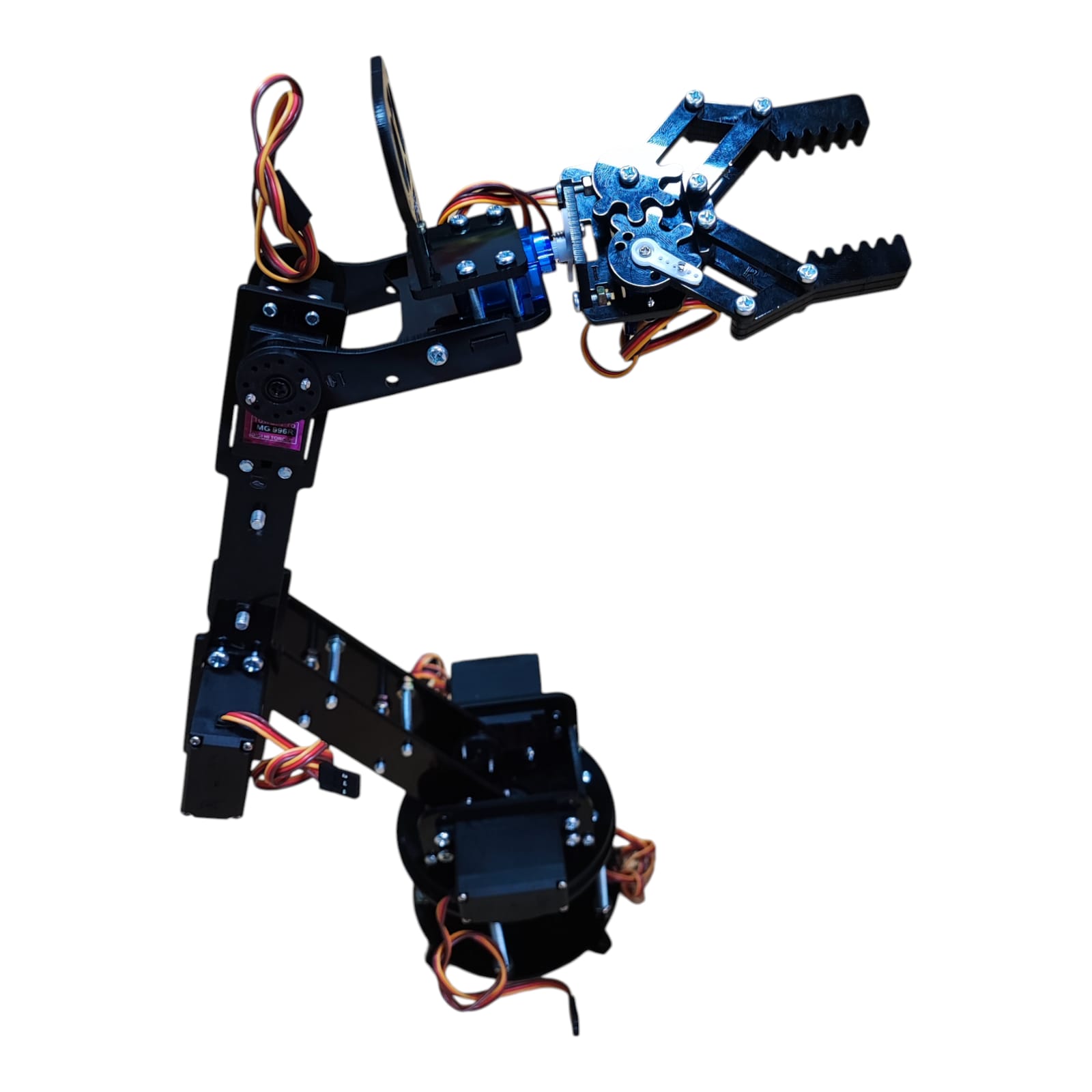 BRAZO ROBOTICO 6 DOF GRADOS LIBERTAD SERVO 3003 ACRILICO (4)