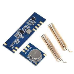 Kit Radiofrecuencia Emisor Receptor 433Mhz Stx882/srx882 con Antena 100mt
