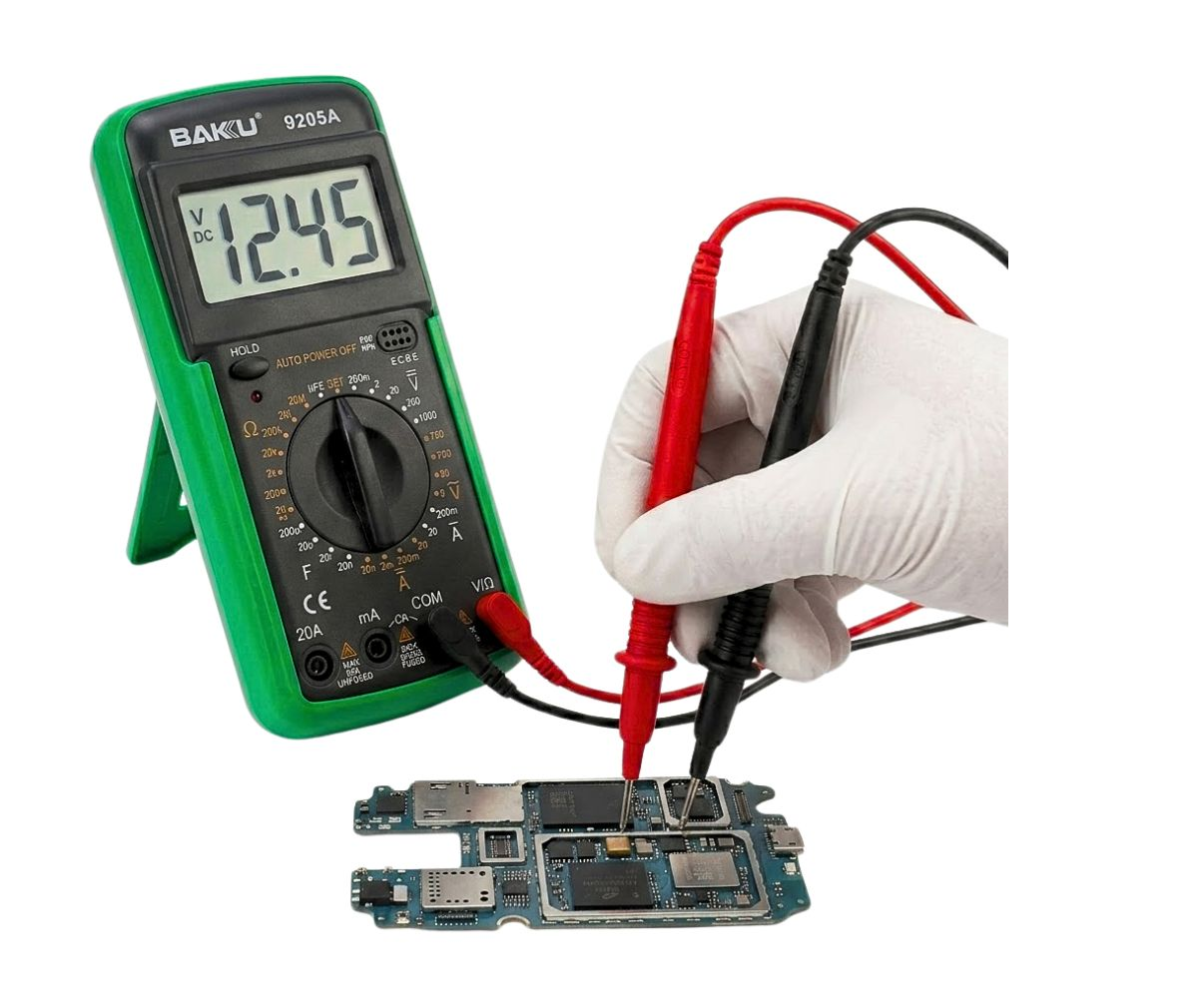 MULTIMETRO DIGITAL BAKU DT9205A 2