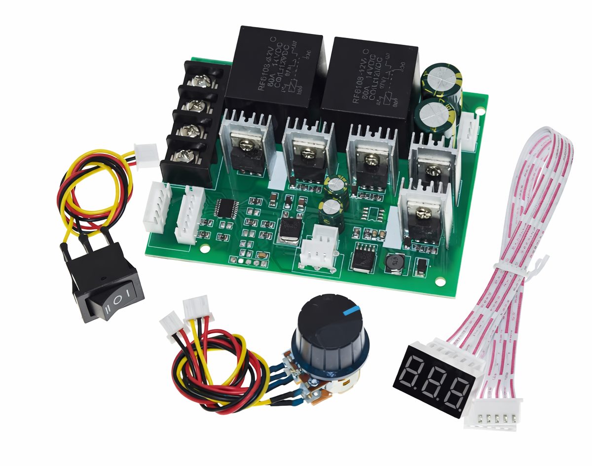 Controlador Regulador Velocidad Potencia PWM 300W 10-50V 60A Dc Motor