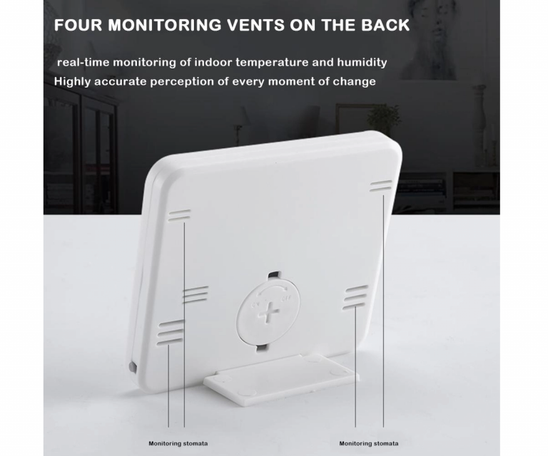 Termohigrometro de Escritorio PDWDJ01 Medidor Humedad Temperatura
