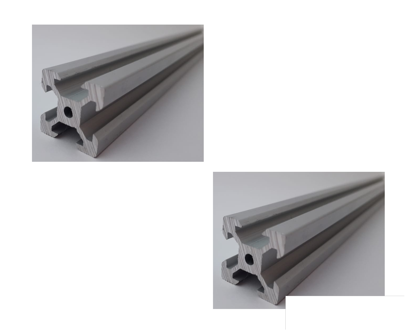 Perfil de Aluminio 2020 T-slot - Perfiles de aluminio