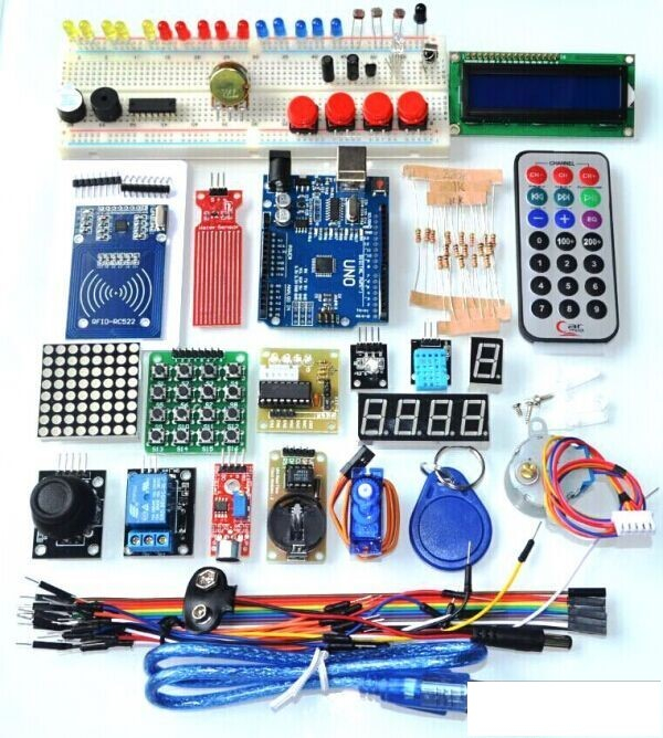Kit Arduino Starter Principiante Aprendizaje Servomotor Sensores Protoboard  Arduino - yorobotics