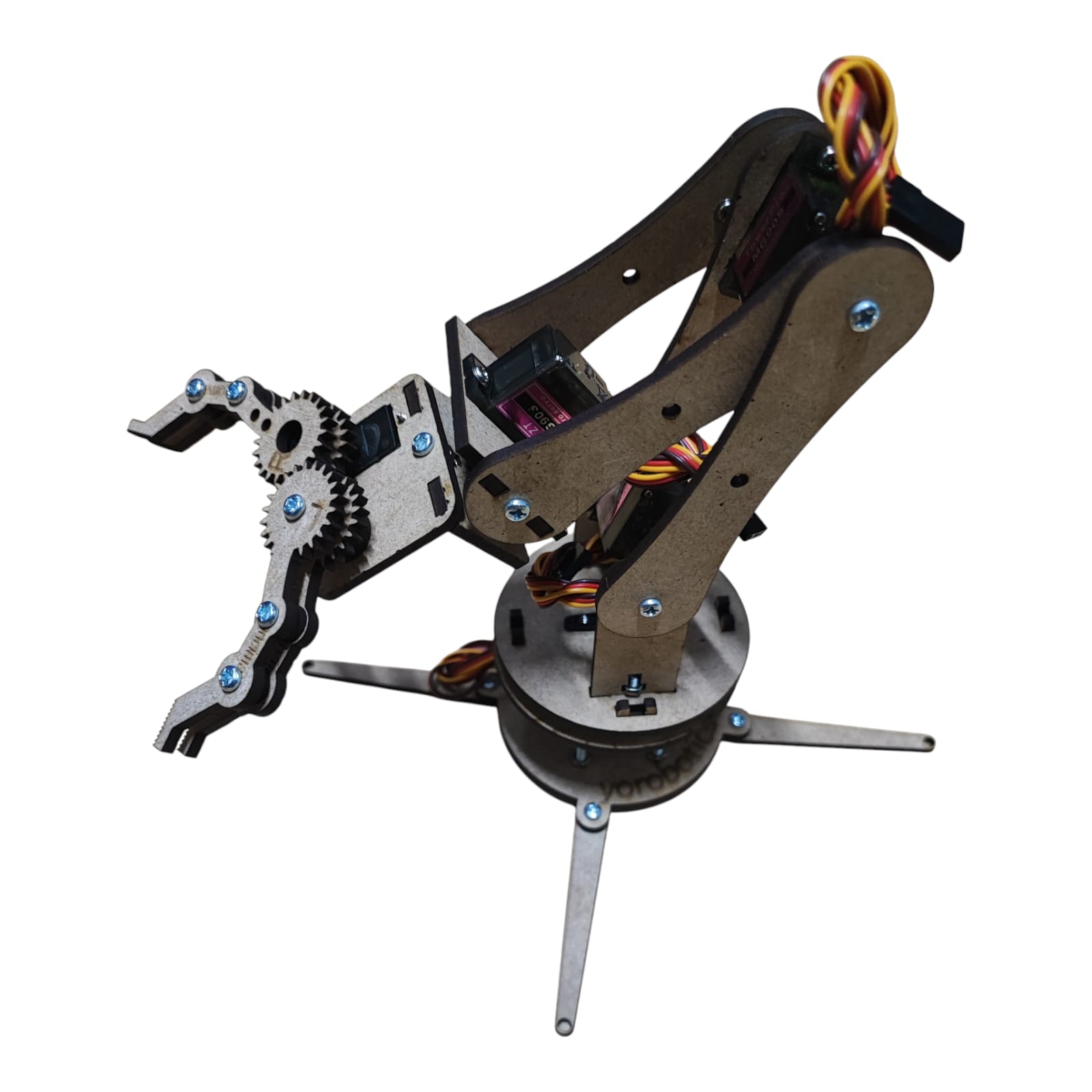 BRAZO ROBOTICO MANTIS 6DOF 5 SERVOS (4)