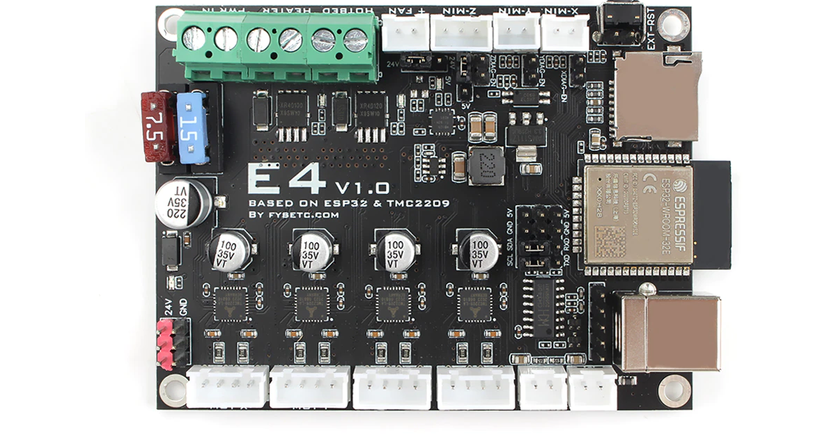 Tarjeta Control Impresora 3d Wifi Bluetooth Fysetc E4 TMC2209 - yorobotics