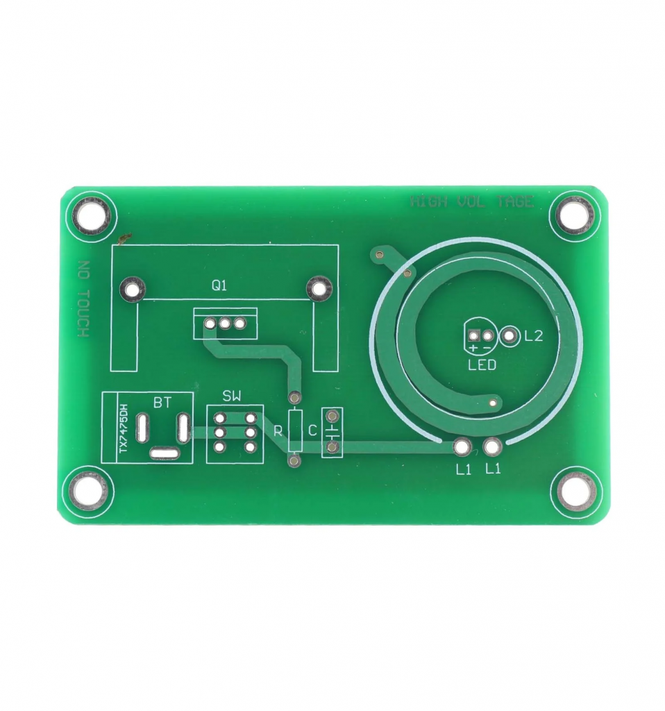 thumbnail image 2 of DIY Mini Tesla Coil Kit 9-12V BD243C – Electronic Wireless Transmission Generator 2 of 3