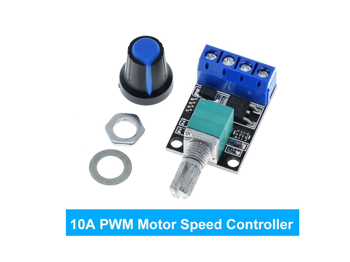 Motor de CC PWM 9-50V 10A regulador de velocidad módulo de Controlador de Velocidad de alta potencia 