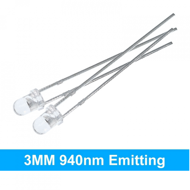 Led Emisor Infrarrojo 3mm 940nm - yorobotics