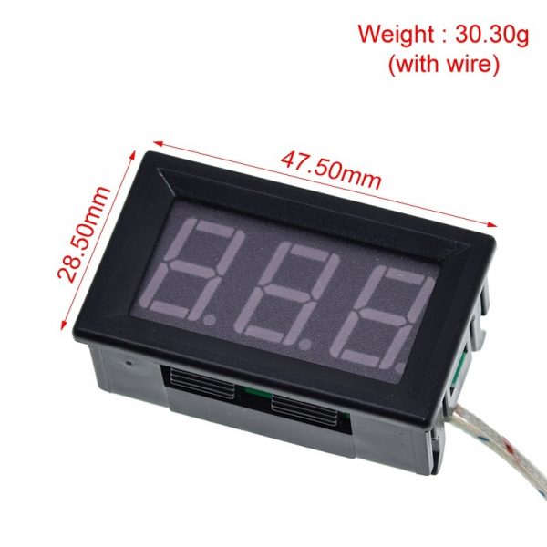Termometro Digitale per Auto 12v, Termometro per sensibilità Esterna Termometro per Auto Display LCD Esterno Misuratore di Temperatura Digitale per Interni 12v