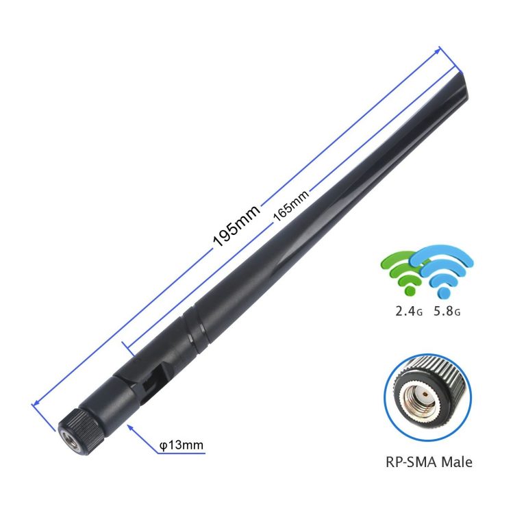 Antenne WiFi Bingfu 8dBi Dual Band 2.4/5.8GHz + Cavi IPEX Per Schede M.2 Intel AX200/AX210 - Kit Upgrade WiFi PC - Foto 4