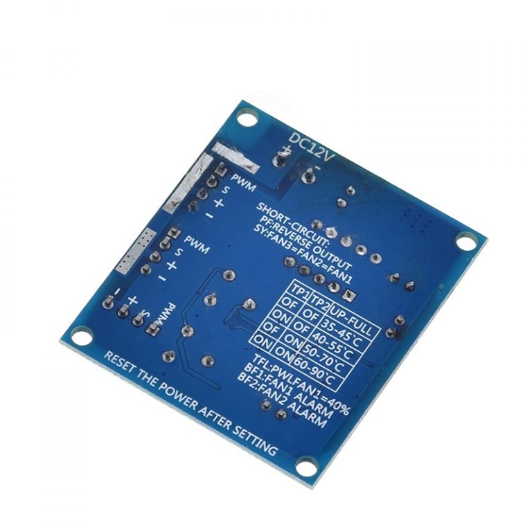 Modulo di controllo della temperatura e velocità per ventole PWM a 12V - controllo della temperatura e velocità per ventole PWM - riduzione del rumore ventola PWM - controllo della Modulo di controllo della temperatura e velocità per ventole PWM a 12V - controllo della temperatura e velocità per ventole PWM - riduzione del rumore ventola PWM - controllo della