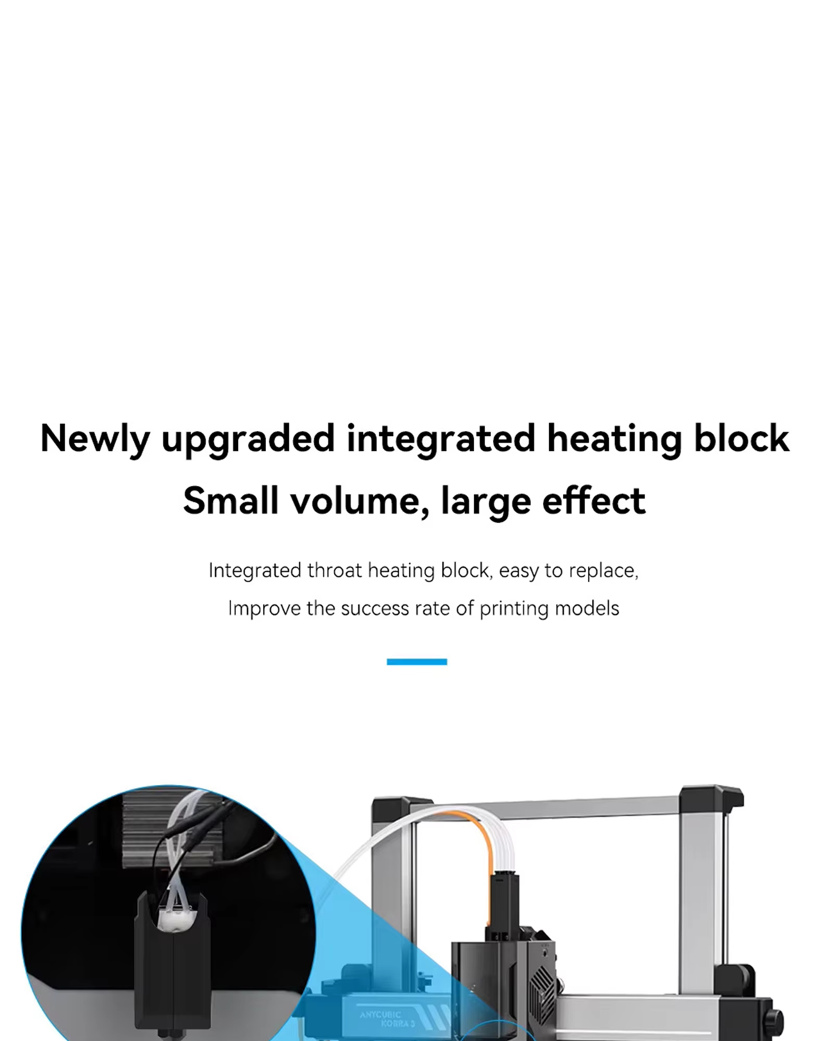 EXTRUSOR HOTEND CERAMICO ANYCUBIC KOBRA 3 0.4mm ACTUALIZADO 1