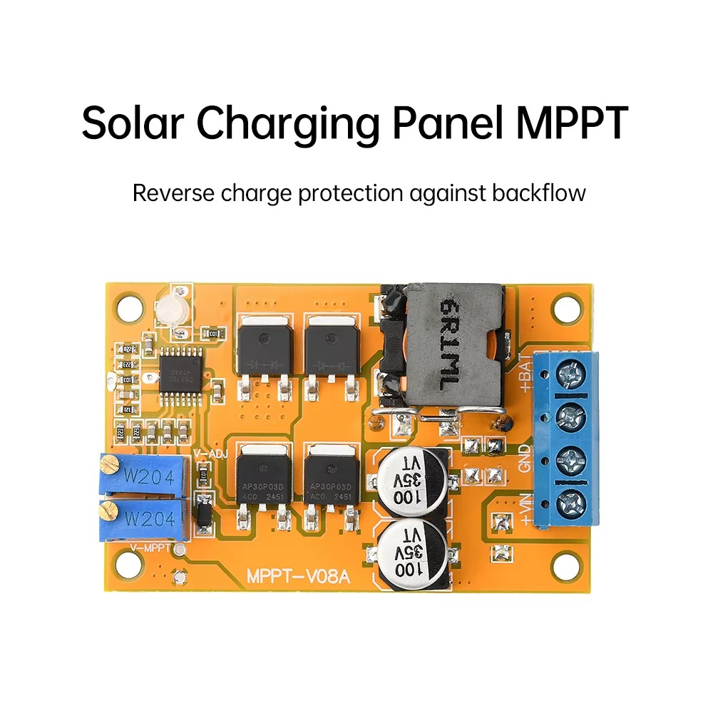 CONTROLADOR CARGA BATERIA SOLAR 5A MPPT