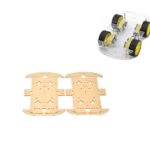 CHASIS CARRO ROBOTICO 4WD ACRILICO 2