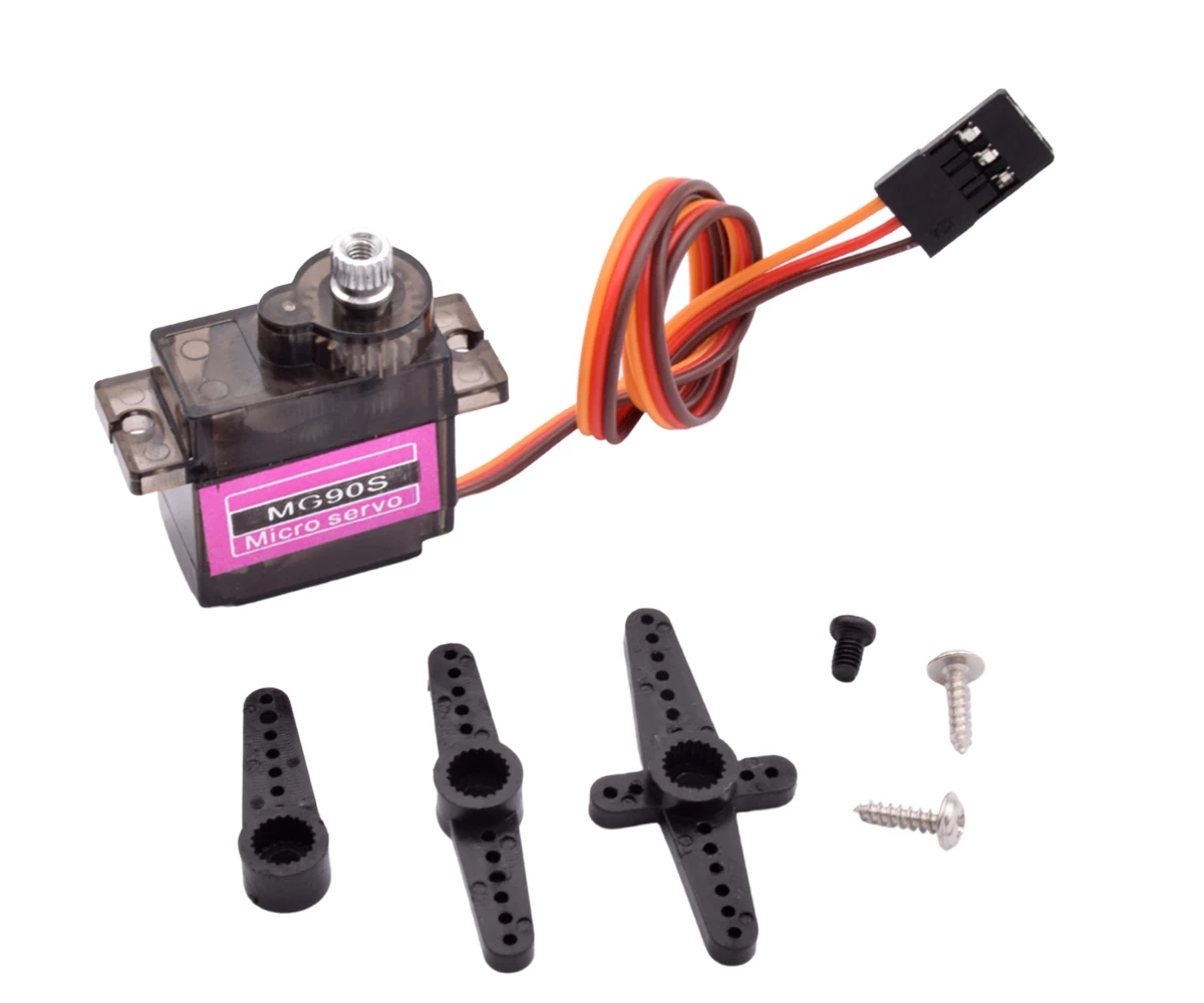 Servomotor MG90s Piñoneria Metalica 1.8kg/cm Chip Original