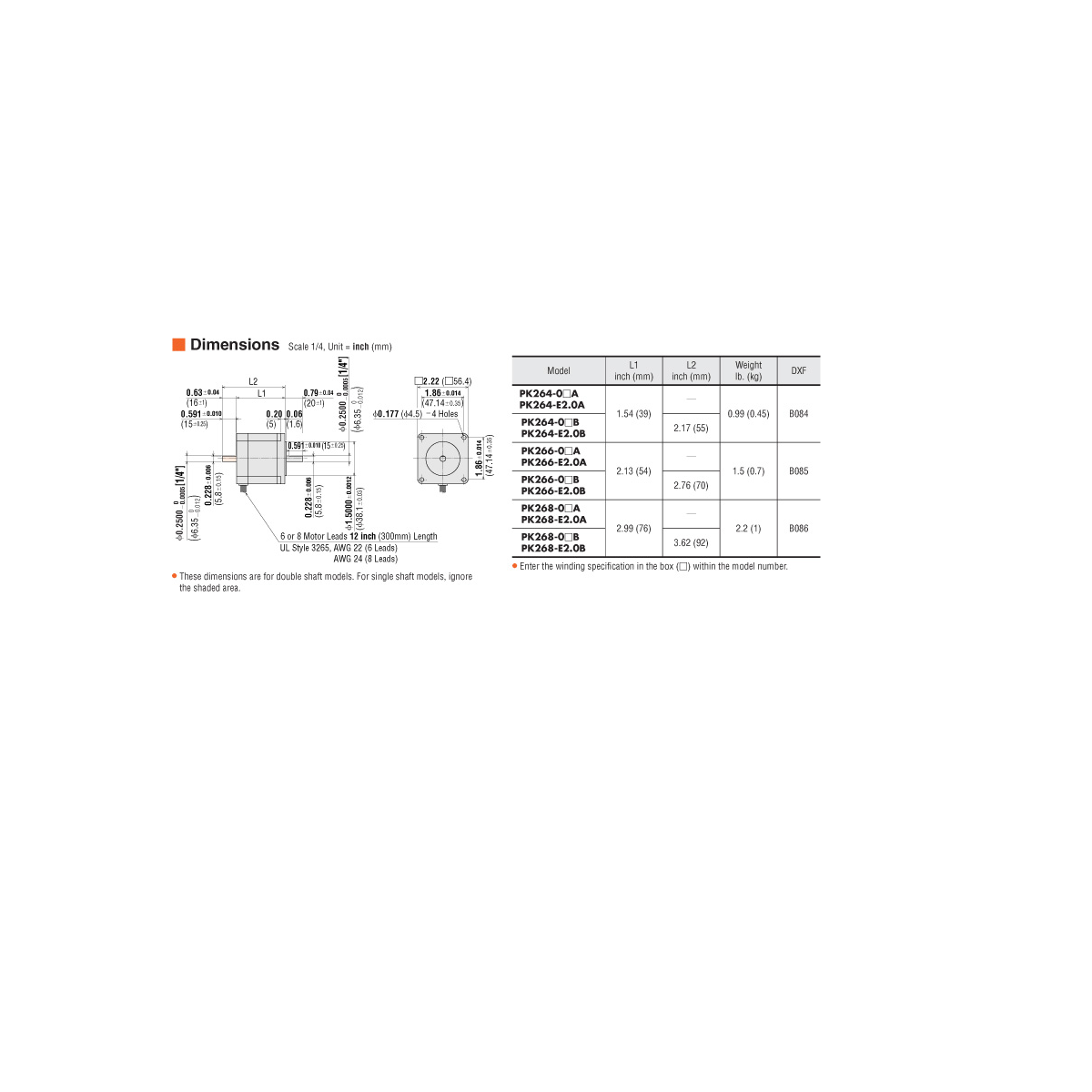 MOTOR PASO NEMA23 VEXTA PK266-02B 1.8° 2A DRIVER CSD2120-T