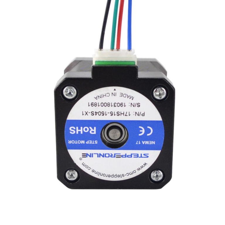 STEPPERONLINE 3PCS Nema 17 Schrittmotor 45Ncm1.5A 12V 39mm 4-Draht 1.8 Deg Stepper Motor mit 1M Draht für 3D Drucker