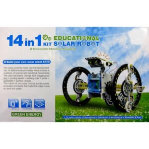 Kit Robot Solar 14 En 1 Robot Educativo Para Ensamblar