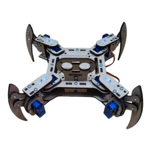 Robot Araña Spider Cuadrupedo SG90 Ensamblado Mdf Madera