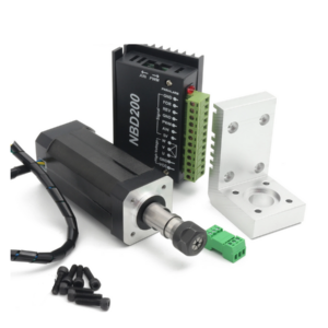Motor Spindle Cnc Brushless Bldc JK42BLS04-10-X002 10800rpm + Driver NBD200 + Soporte