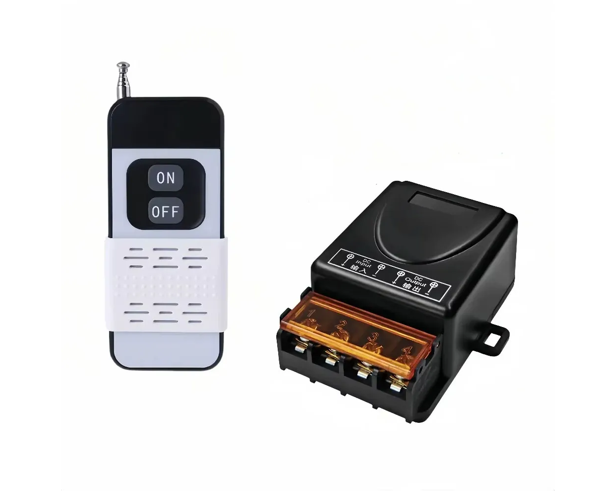 Control Remoto Codificado Interruptor Relevo 30A 433mhz 1km 12-72V DC