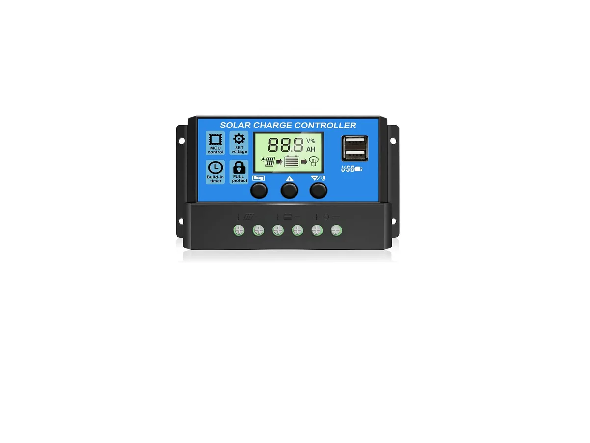 Controlador Carga Bateria Regulador Solar 30A Pwm 12-24V