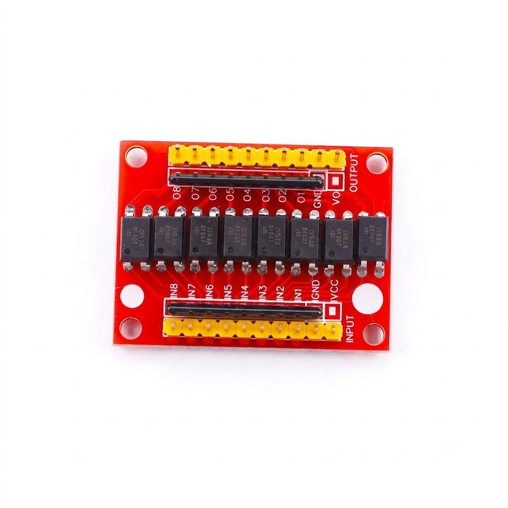 Modulo Optoacoplador 8 Canales PC817 High Level 3-5V