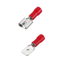 Conectores Terminales FDD1.25-250 MDD1.25-250 Rojo No Aislados