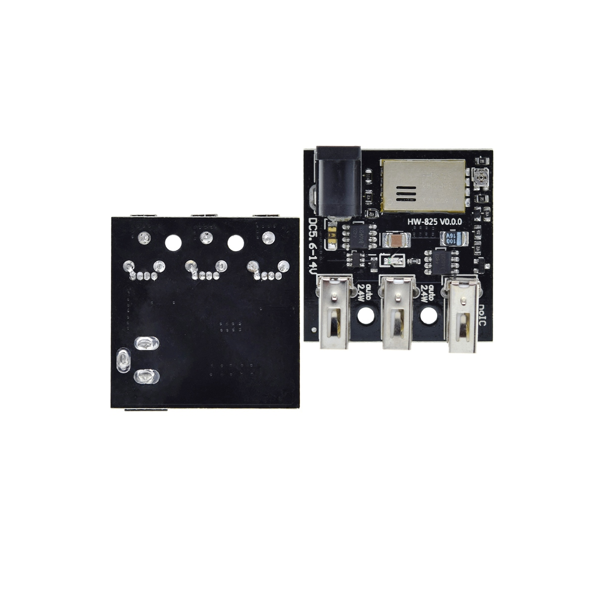 REGULADOR VOLTAJE CONSTANTE TRIPLE USB HW-825 5.6-14V A 5V 4A 3