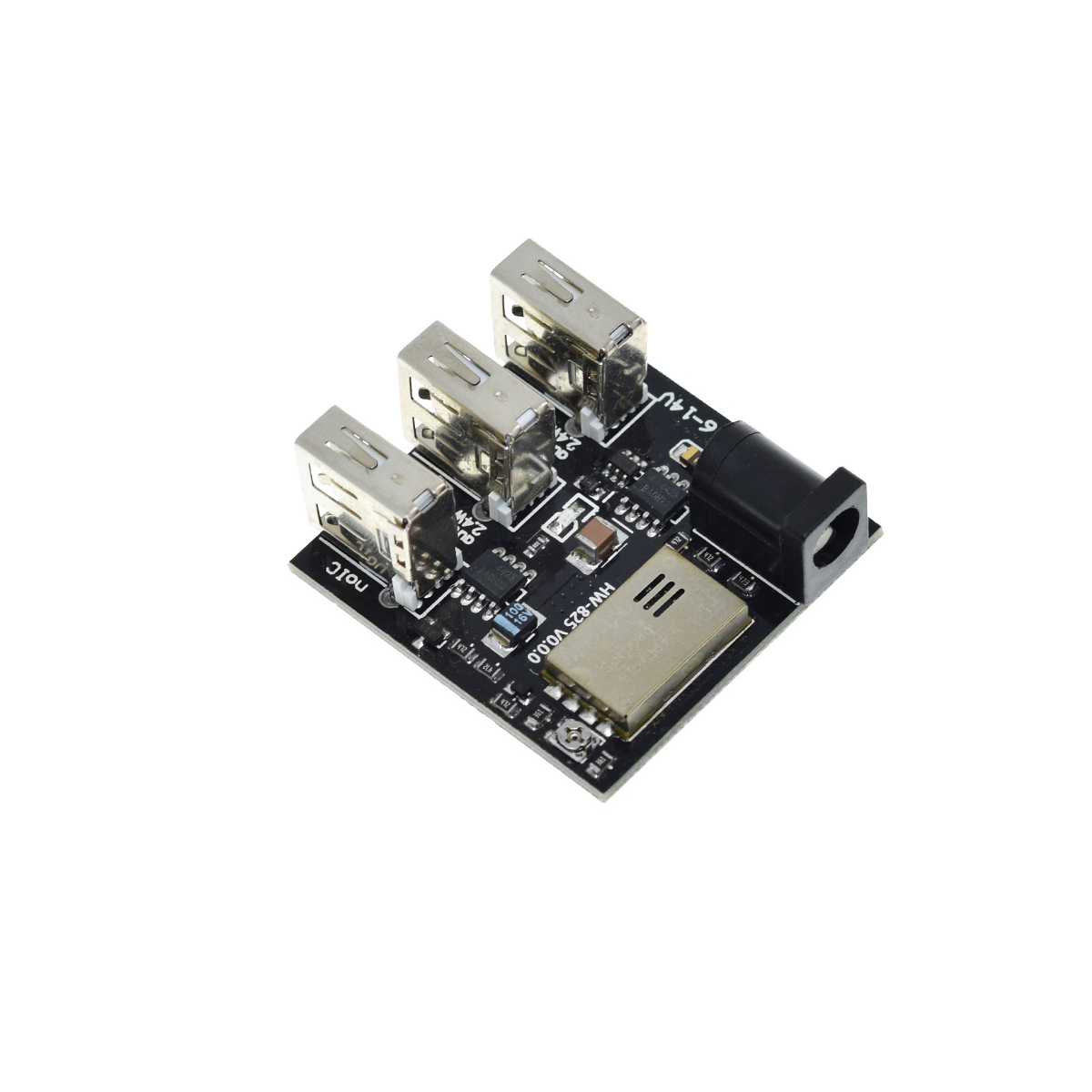 REGULADOR VOLTAJE CONSTANTE TRIPLE USB HW-825 5.6-14V A 5V 4A 4