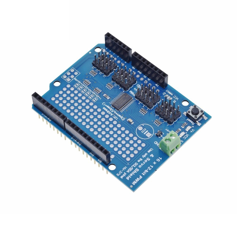 SHIELD SERVOS PCA9685 16 CANALES MOTOR ARDUINO UNO
