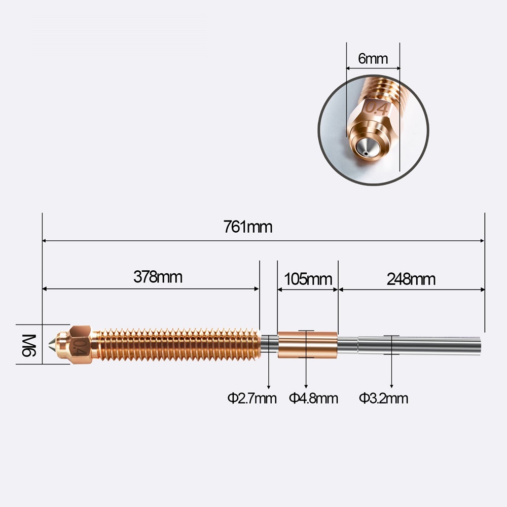 BOQUILLA INTEGRADA CREALITY K2 PLUS (3)