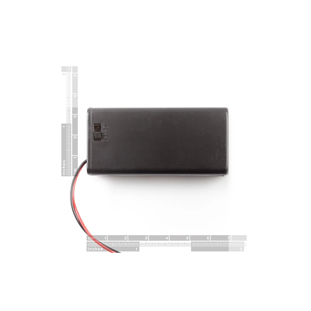 PORTAPILA AA CON SWITCH Y TAPA 3V 1